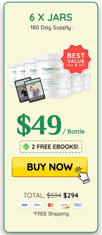 Digestsync 6 $49/bottle